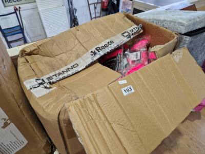 BOX OF NEW CHILDREN'S FOOTBALL SOCKS 