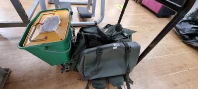 FISHING RUCKSACKS + BAIT STATION BOX