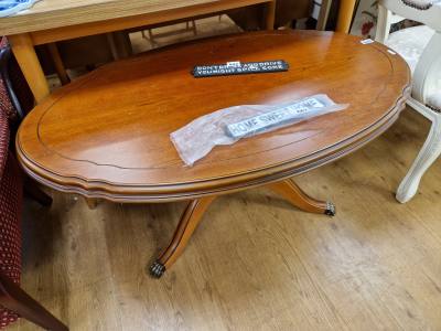 OVAL COFFEE TABLE