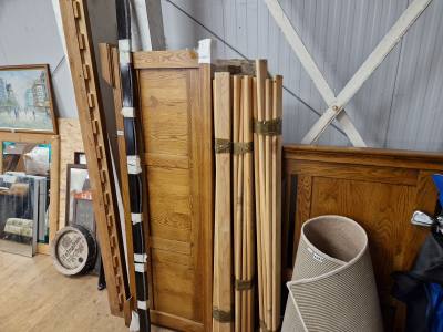 KING SIZE OAK BED FRAME
