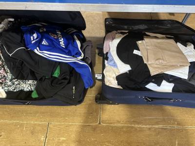 2 TRAVEL CASES + NEW CLOTHES