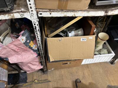 3 BOX LOTS + BAG LOT 