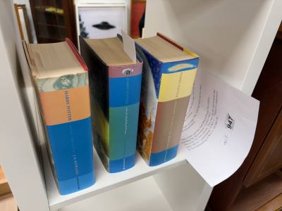 3 X FIRST EDITION HARRY POTTER BOOKS ( ERRORS)