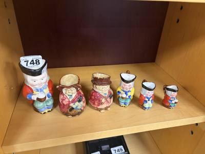 LOT OF CHARACTER JUGS