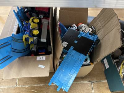 2 BOXES OF TOYS