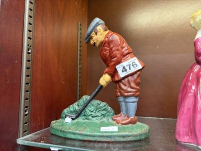 CAST GOLFER DOOR STOP