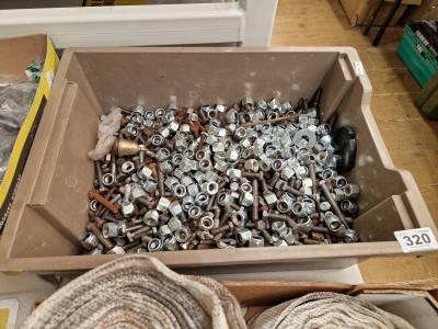 BOX OF NUTS + SCREWS