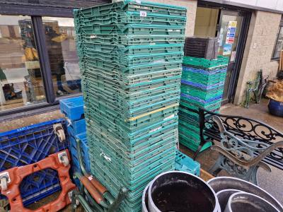 LOT OF CRATES