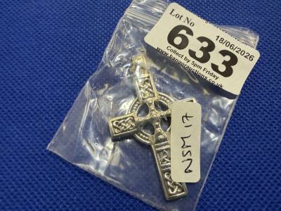 NEW SILVER CROSS PENDANT