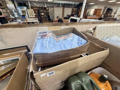 2 X BOXES OF JOHN WAYNE MEMORABILIA