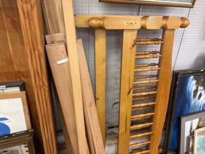 KING SIZE PINE BEDFRAME