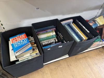 3 X BOXES OF HISTORY BOOKS