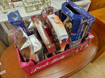 BOX OF STAR WARS TOYS