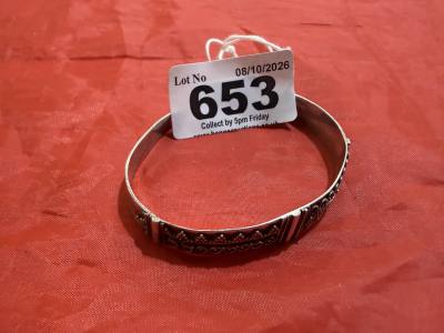 CHUNKY SILVER BANGLE