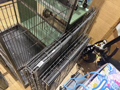 2 X DOG CAGES