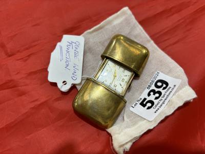 LACO 17 RARE GOLD PLATE PURSE WATCH