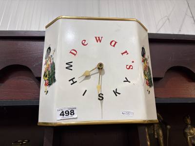 DEWARS ADVERT CLOCK