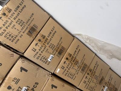 4 X BOXES OF LED BULBS