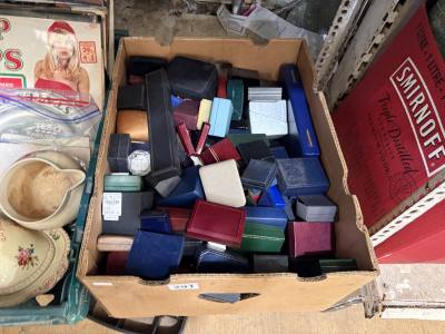 BOX OF RING BOXES