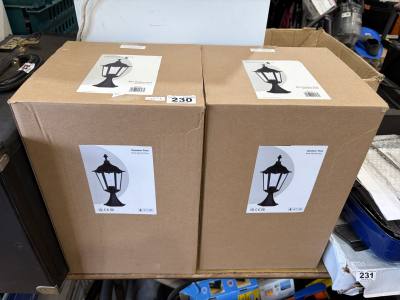 2 X NEW OUTDOOR LIGHTS
