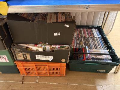 4 X BOXES OF DVD'S