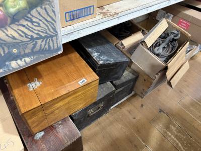 3 X VINTAGE TOOL CHEST + CONTENTS + JOINERS CASE