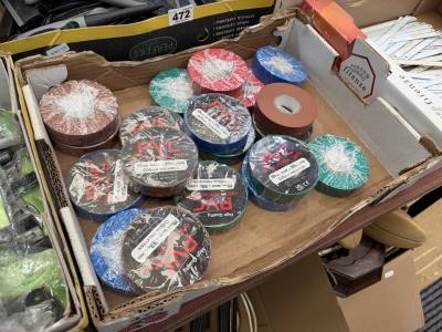 BOX OF PVC TAPE
