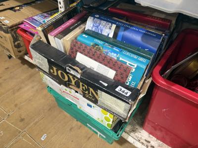 3 X BOXES OF BOOKS