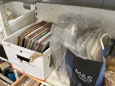 BOX + 2 X BAGS OF RECORDS