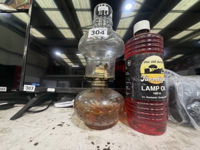 OIL LAMP + OIL