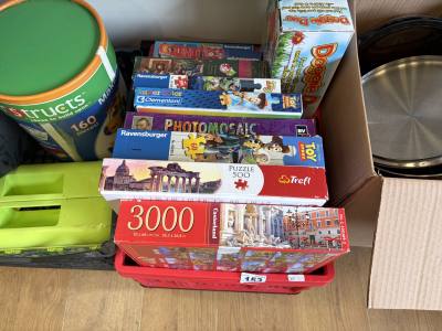 BOX OF PUZZLES