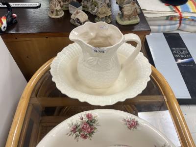 PORCELAIN JUG + BOWL
