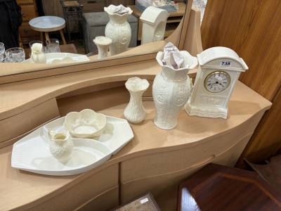 TABLE LOT OF BELLEEK