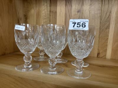 6 X WATERFORD GLASSES