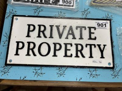PRIVATE PROPERTY SIGN