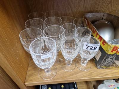 2 X SETS OF WATERFORD COLLEEN GLASSES