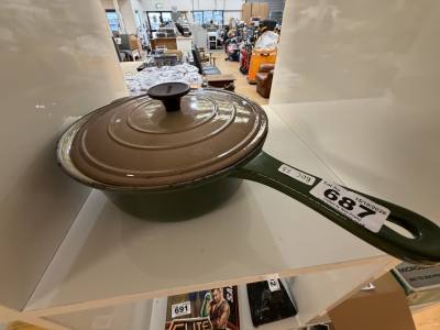 COUSANCE CAST + ENAMEL POT