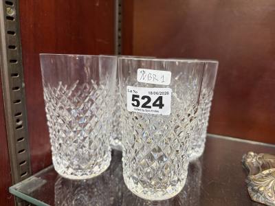 6 X WATERFORD GLASSES