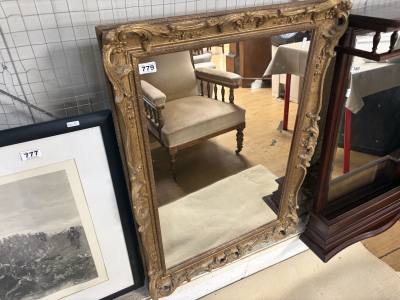 GILT FRAMED MIRROR