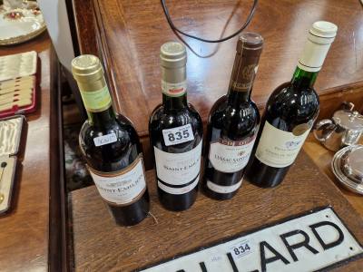 4 X BOTTLES OF VINTAGE FRENCH WINE