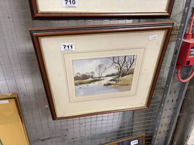 R. WITCHARD WATERCOLOUR
