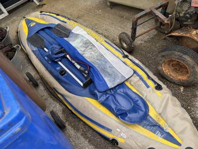CHALLENGER N2 BLOW UP KAYAK + ACCESSORIES