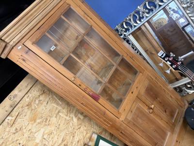 STRIPPED PINE CORNER UNIT