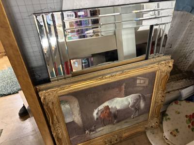 GILT PRINT + MIRROR