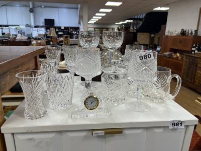 2 X SHELF LOTS OF CRYSTAL
