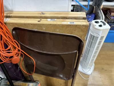 2 SMALLER PITCHING TABLES + CHAIR