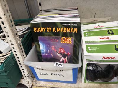 BOX OF GUITAR BOOKS