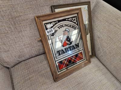 2 X ADVERTISING MIRRORS 