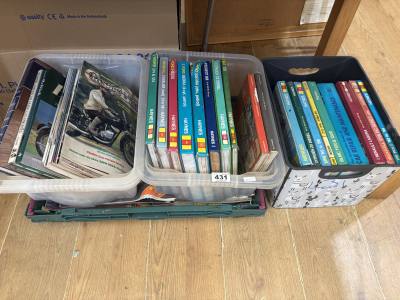 4 X BOXES OF CAR BOOKS