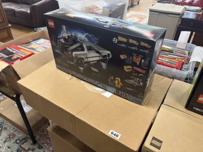 NEW BOXED LEGO BACK TO THE FUTURE MODEL
